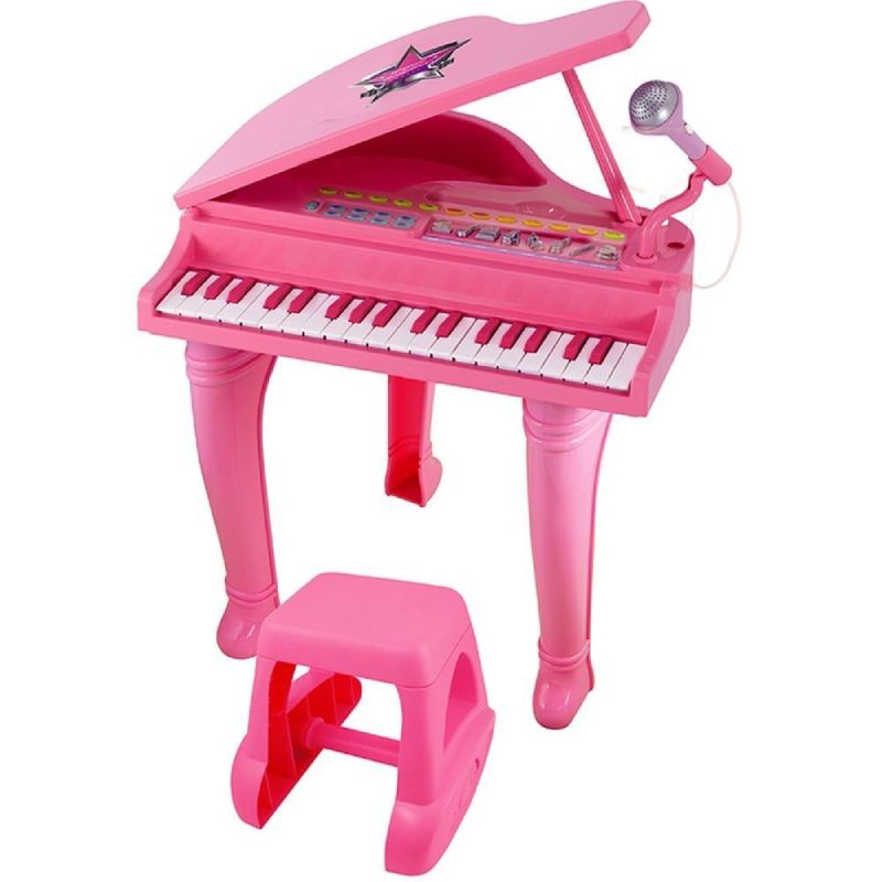 Bộ đồ chơi Đàn Piano bằng nhựa có Micro 2045G hồng hiệu Winfun