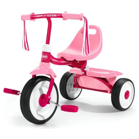 Xe đạp ba bánh trẻ em Radio Flyer Fold 2 Go Trike (Pink)