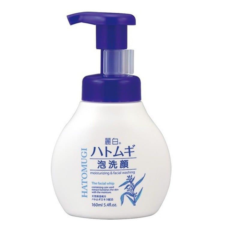Sữa rửa mặt REIHAKU HATOMUGI Facial Whip Face Wash 160 ml