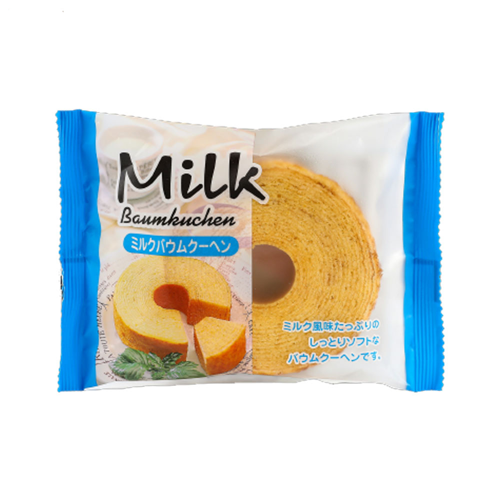 BÁNH NGỌT TAIYO MILK BAUKUCHEN MINI VỊ SỮA 83G