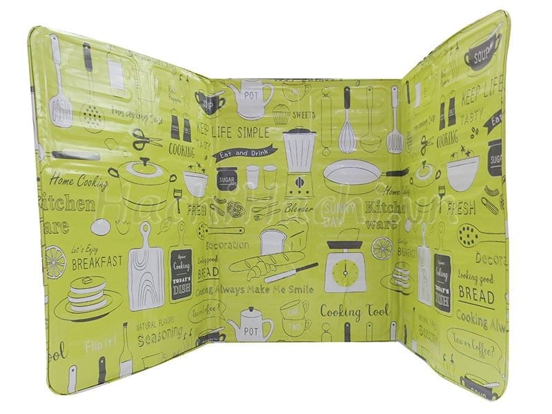 TẤM NHÔM CHẮN DẦU CHỐNG BẨN TƯỜNG BẾP 84X39CM