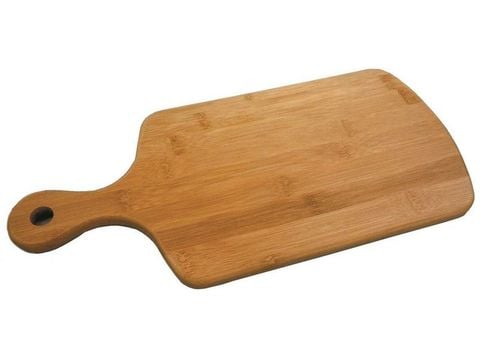Tấm thớt gỗ tre có tay cầm 39cm GDJ