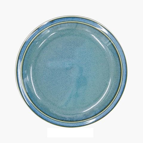 Đĩa sứ Nhật Bản 22.5cm Metallic Green 176