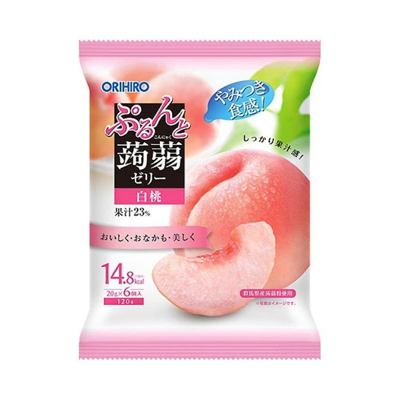 THẠCH ORIHIRO VỊ ĐÀO 120G