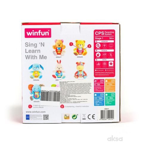 Chú gấu đáng yêu biết đọc chữ Winfun