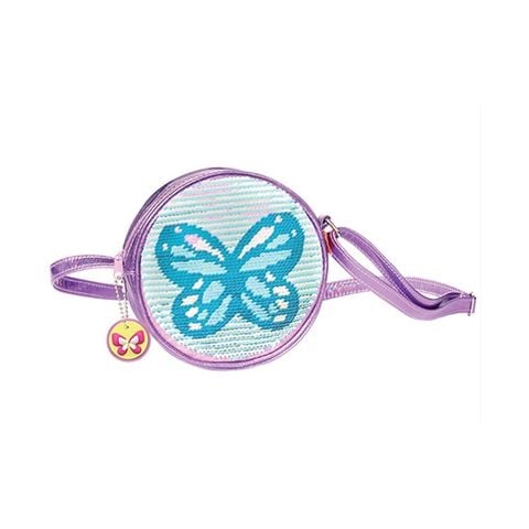 Túi đeo chéo Funtime-Sparkling Butterfly size 14Hx14Wx5D