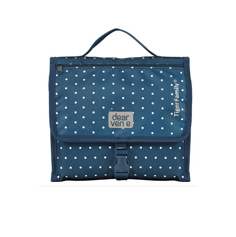 TÚI CHO MẸ DEAR VENIE POUCH ON-THE-GO-SWEET DREAMS DÁNG VUÔNG MÀU XANH NAVY