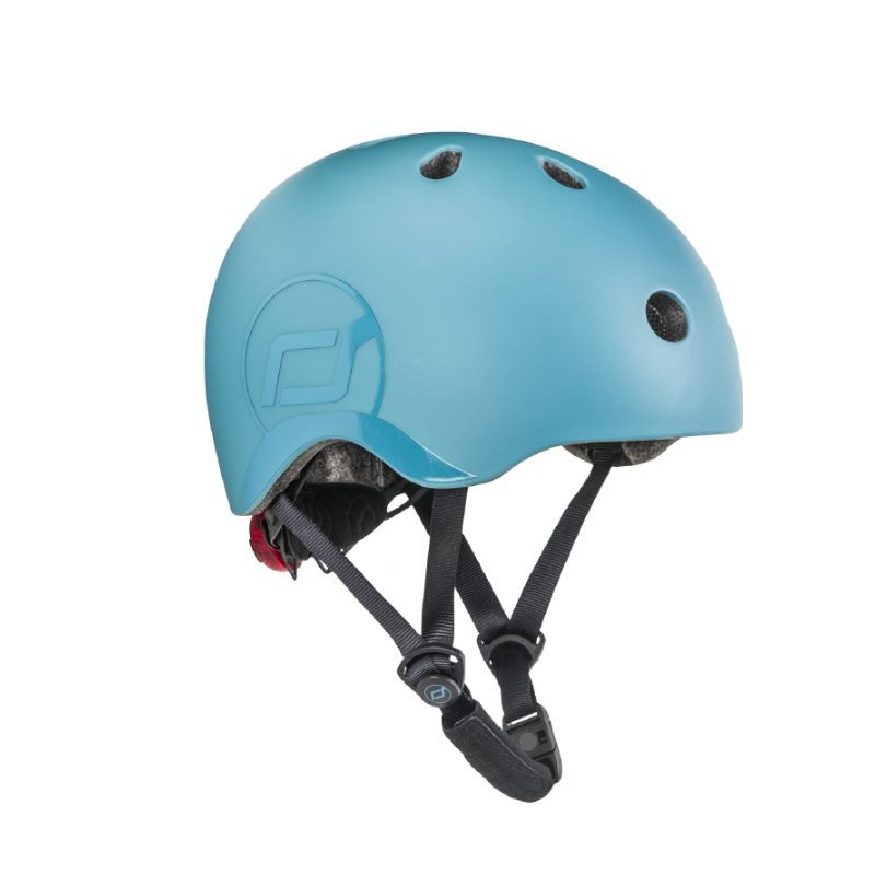 Mũ đội đầu cho bé Scoot and Ride màu Steel