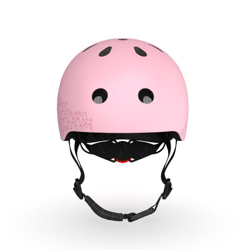Mũ đội đầu phản quang cho bé Scoot and Ride màu Rose