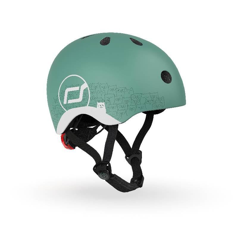 Mũ đội đầu phản quang cho bé Scoot and Ride Forest