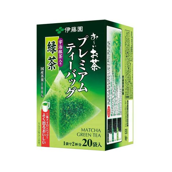 Trà xanh Matcha Uji túi lọc Itoen 36g (20 gói)