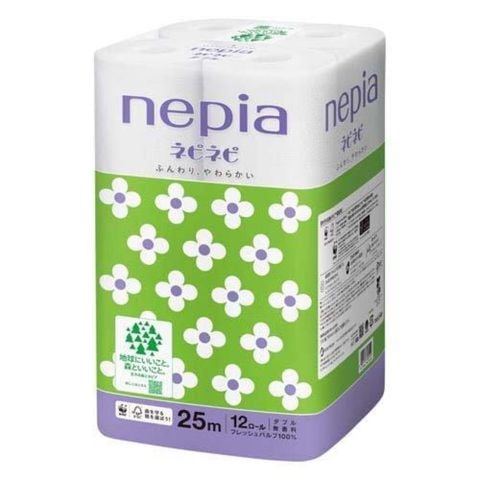 Giấy vệ sinh Nepia 2 lớp không mùi 12 cuộn/bịch