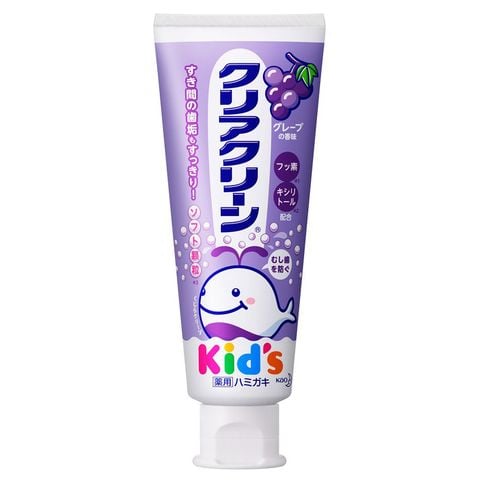 Kem đánh răng trẻ em KAO Kid's hương nho 70g