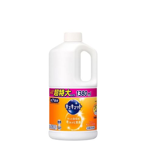 Nước rửa bát Kao hương cam Dishwashing Liquid 1380ml