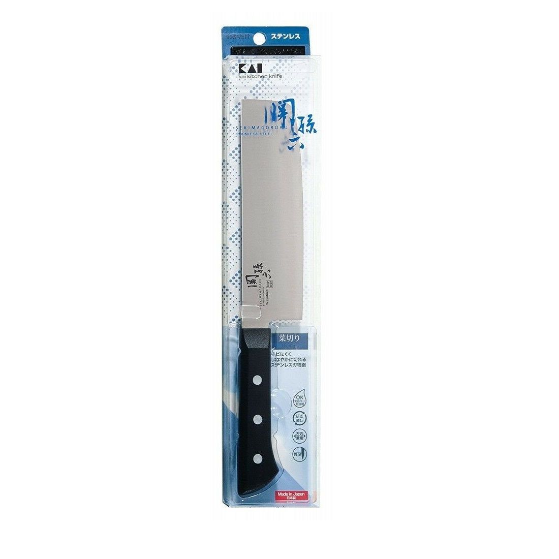 DAO BẾP ĐẦU VUÔNG WAKATAKE KAI NHẬT 16.5CM