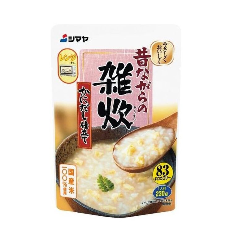 Cháo ăn liền Shimaya vị Cua hỗn hợp Nhật Bản 250g 12M+