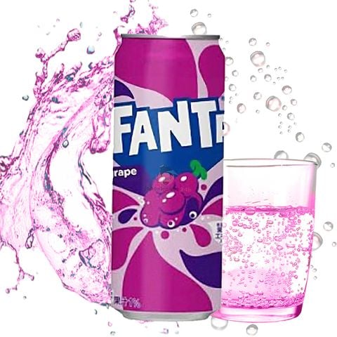 Nước ngọt vị nho Coca cola Fanta Grape 500ml (24)