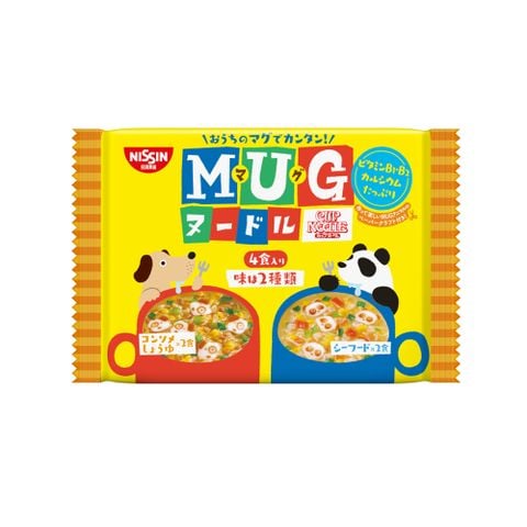 Mỳ ăn dặm MUG Nissin màu vàng gói 94g