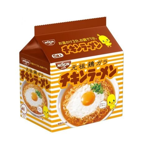 Mì Ramen gà ăn liền Nissin  425g (85g x 5 gói)