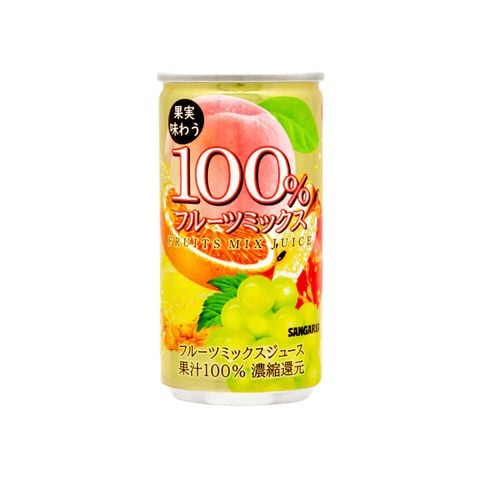 Nước ép trái cây thập cẩm Sangari 100% 190ml