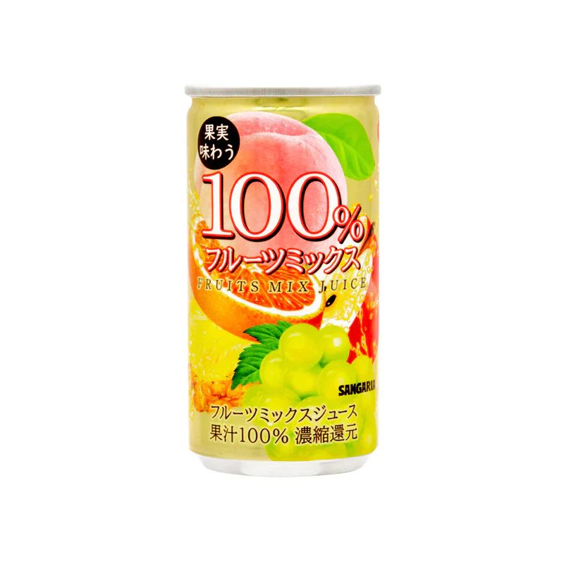 Nước ép trái cây thập cẩm Sangari 100% 190ml
