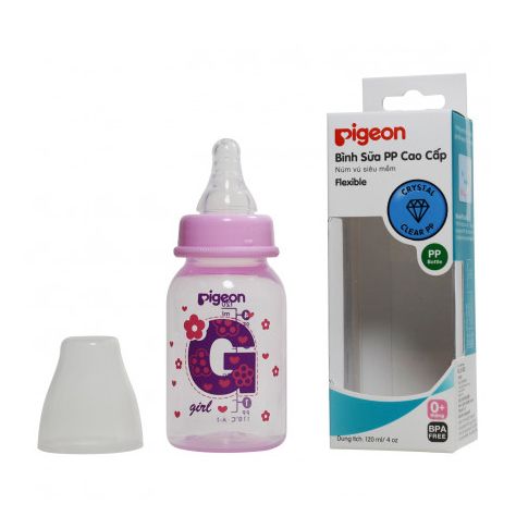 Bình sữa Pigeon PP cao cấp boy & girl 120ml