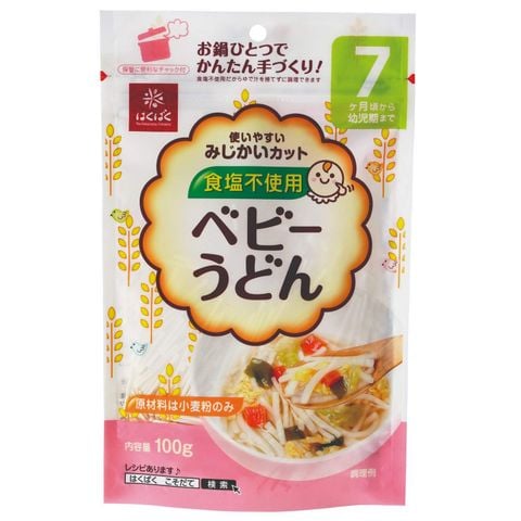 Mỳ HAKUBAKU cho trẻ từ 7 tháng tuổi 100g