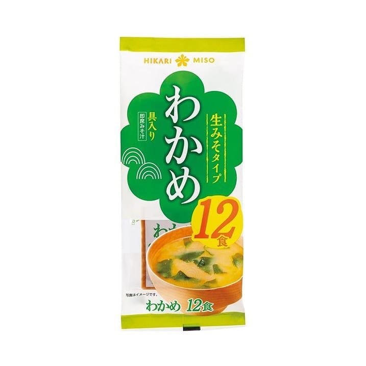 SÚP MISO RONG BIỂN WAKAME ĂN LIỀN HIKARI MISO 216G