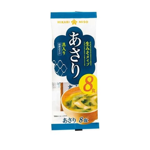Súp Miso sò lụa ăn liền Hikari Miso 128g 8 gói