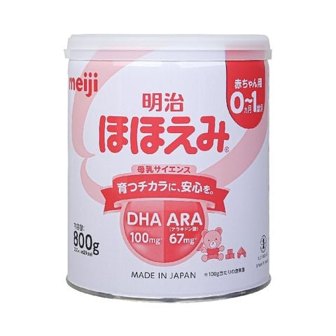 Thực phẩm dinh dưỡng Meiji số 0 800g 0 - 1 tuổi
