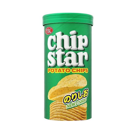 KHOAI TÂY YBC VỊ RONG BIỂN CHIP STAR - POTATO CHIPS NORI-SHIO 45G (48)