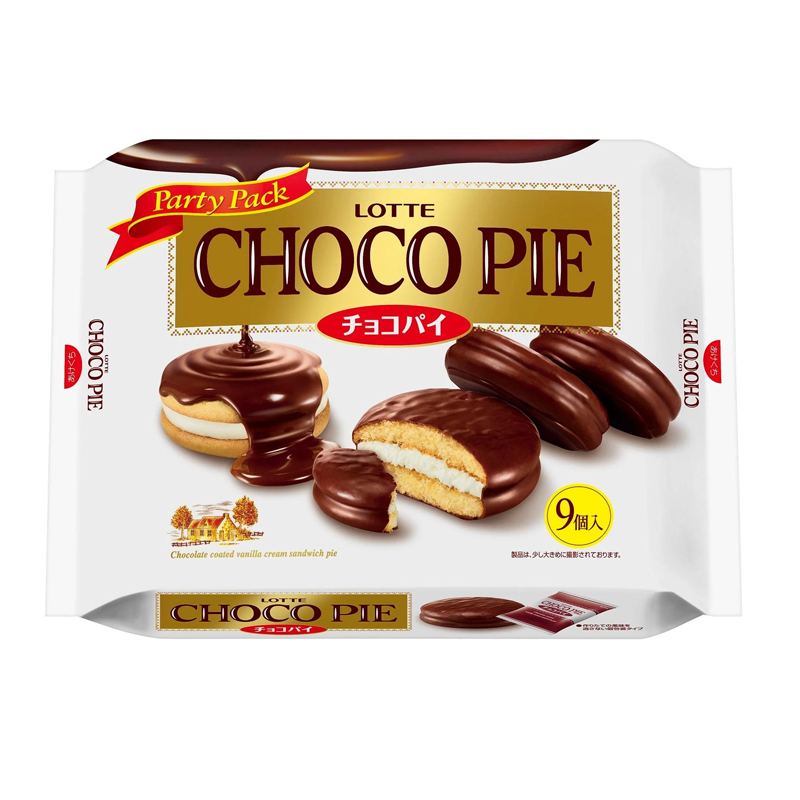 Bánh Chocopie Lottle nguyên bản túi 9 cái