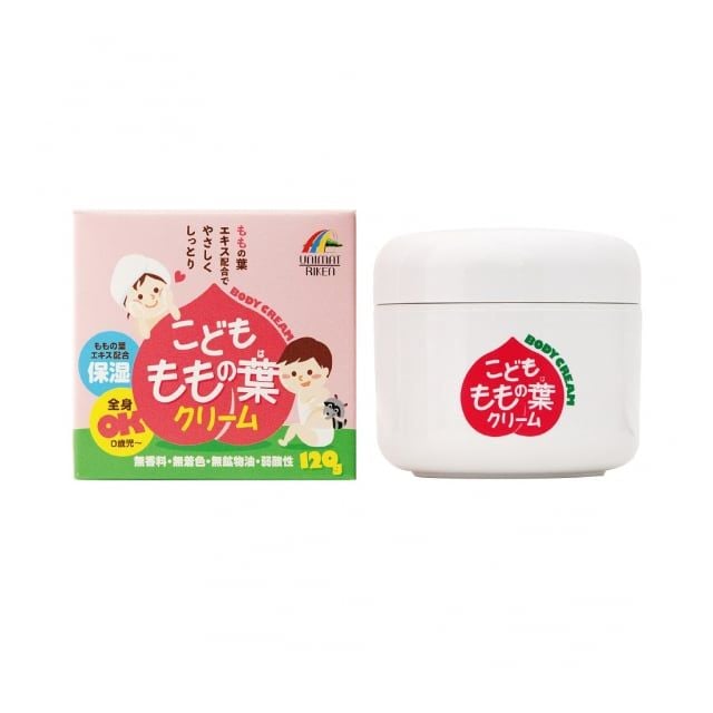 KEM DƯỠNG TOÀN THÂN UNIMAT RIKEN CHIẾT XUẤT LÁ ĐÀO CHO BÉ 120G