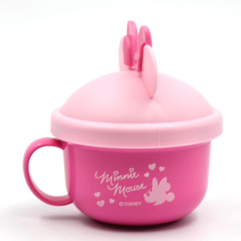Cốc ăn dặm kèm thìa Nishiki Kasei hình Minnie