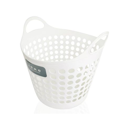 Giỏ nhựa đựng vật dụng Como màu trắng