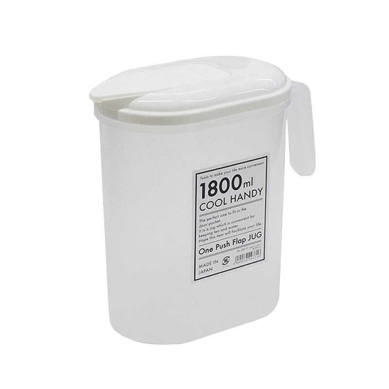 BÌNH ĐỰNG NƯỚC 1,8L CÓ TAY CẦM NAKAYA (NẮP TRẮNG)