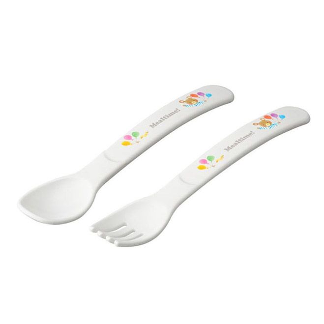 SET 2 THÌA DĨA NHỰA CHO BÉ OSK HÌNH GẤU