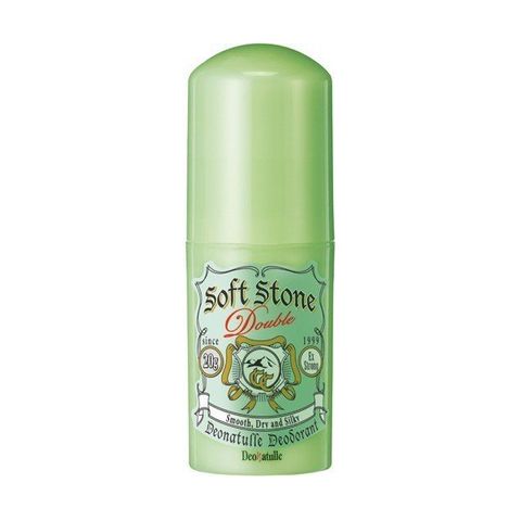 Lăn khử mùi đá khoáng Soft Stone dưỡng trắng màu xanh lá 20g