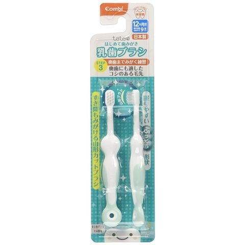 Bộ bàn chải đánh răng bước 3 Teteo Combi Japan