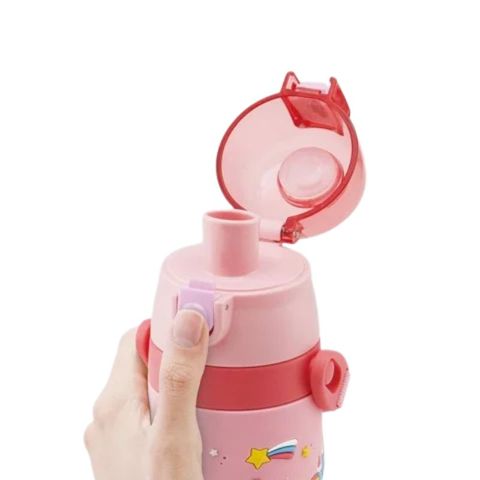 Bình nước giữ nhiệt Skater 3D hình ngựa pony 480ml