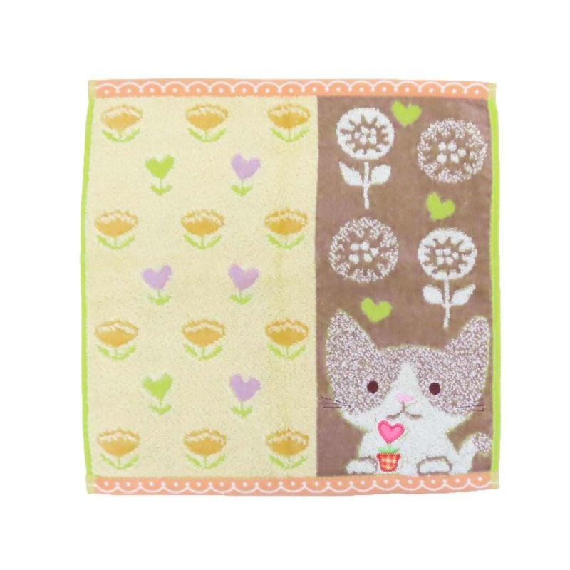 KHĂN MẶT NISSEN COTTON TERRY FS-4547 (34X34CM) MÀU CAM