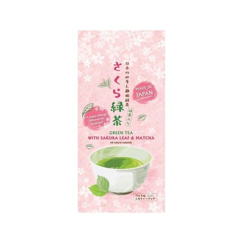 Trà xanh Sakura Matcha Nhật Bản 24g