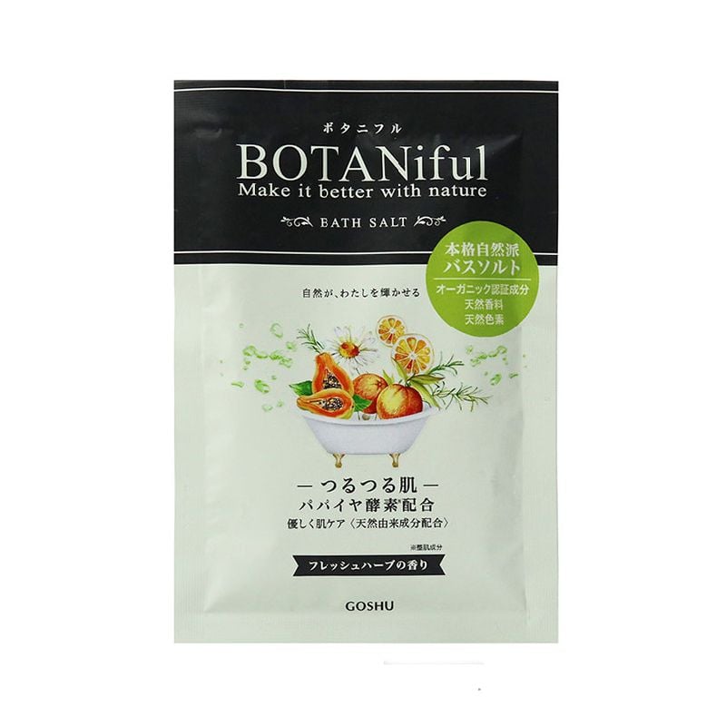 Muối tắm Botaniful Bath Salt-Fresh Herb 35g