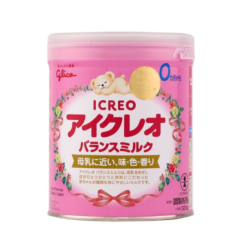 SPDD công thức Glico Icreo Balance Milk số 0 hộp 320g