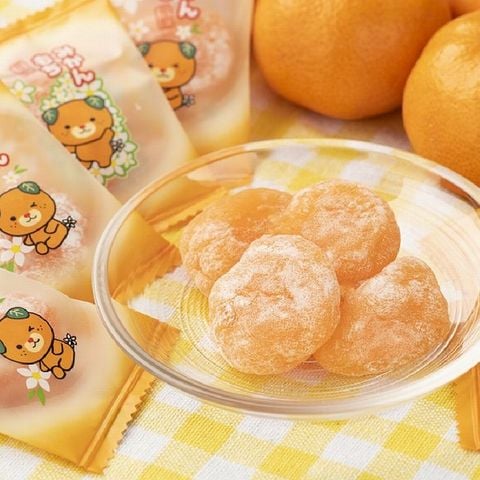 Bánh mochi vị Cam Seiki Mikan Mochi Stand Pack 130g