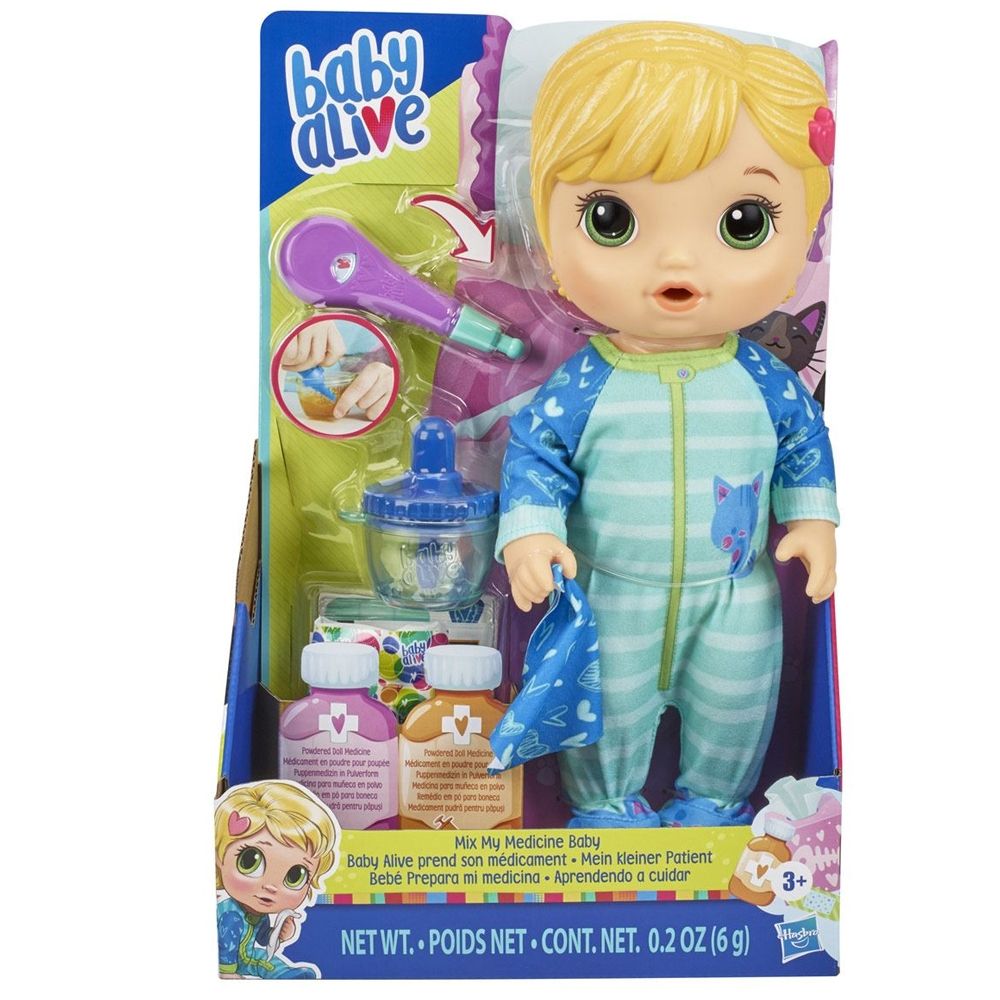 BÚP BÊ BÉ LUNA TẬP UỐNG THUỐC