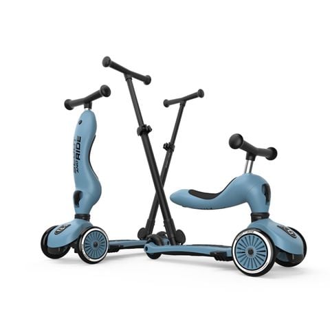 Xe scooter trẻ em Scoot and Ride Highwaykick 1 Push and Go (Steel)