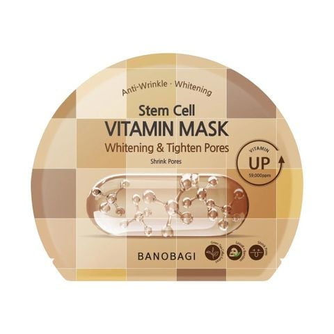 Mặt nạ Banobagi Stem Cell Vitamin Mask Whitening & Tighten Pores