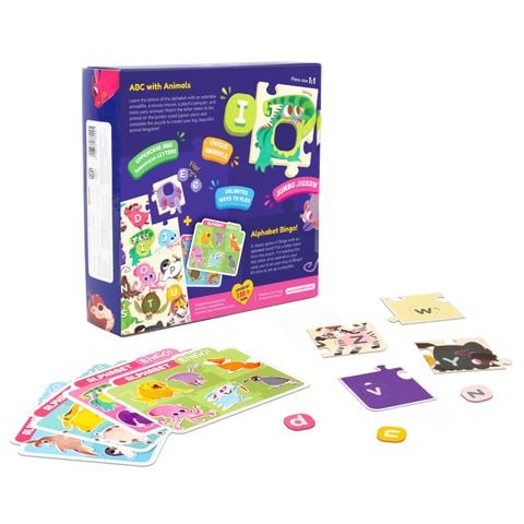 Bộ ghép Chơi mà học tiếng Anh ABC PlayShifu -Chủ đề Động vật
