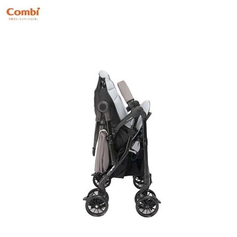 Xe đẩy Combi HANDY 4cas compact màu ghi